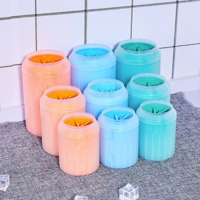 Keep Floors Clean with Pet Paw Cleaning Cup.
