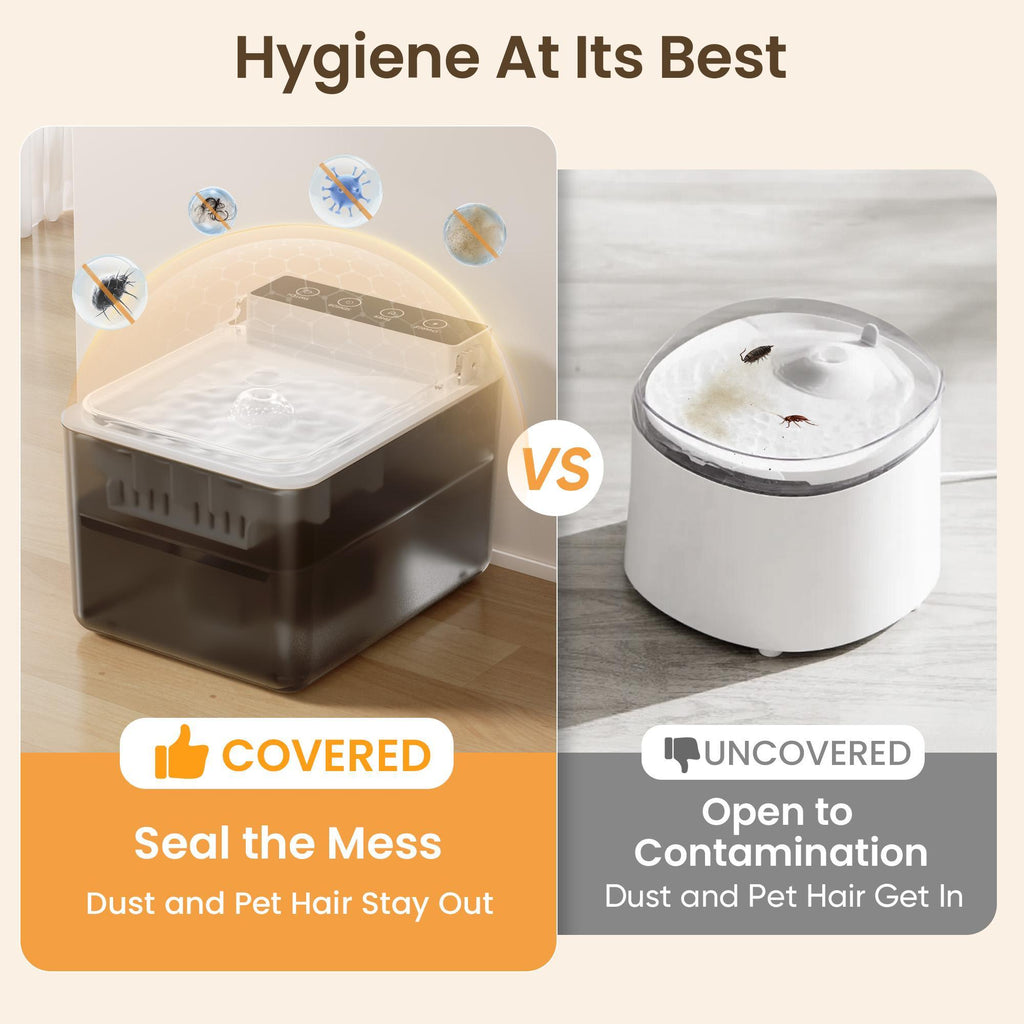 Keep Pets Hydrated with Automatic Water Fountain.