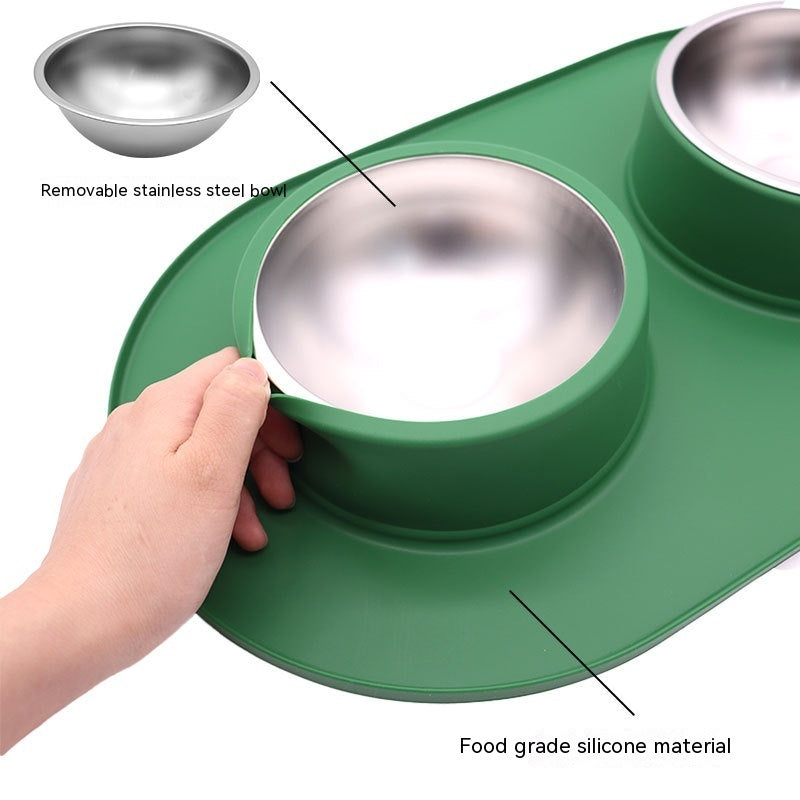 Splash-Proof Pet Bowl for Less Mess Daily.