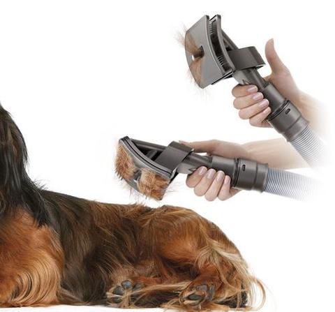 Pet Grooming Vacuum Brush for Easy Fur Removal.