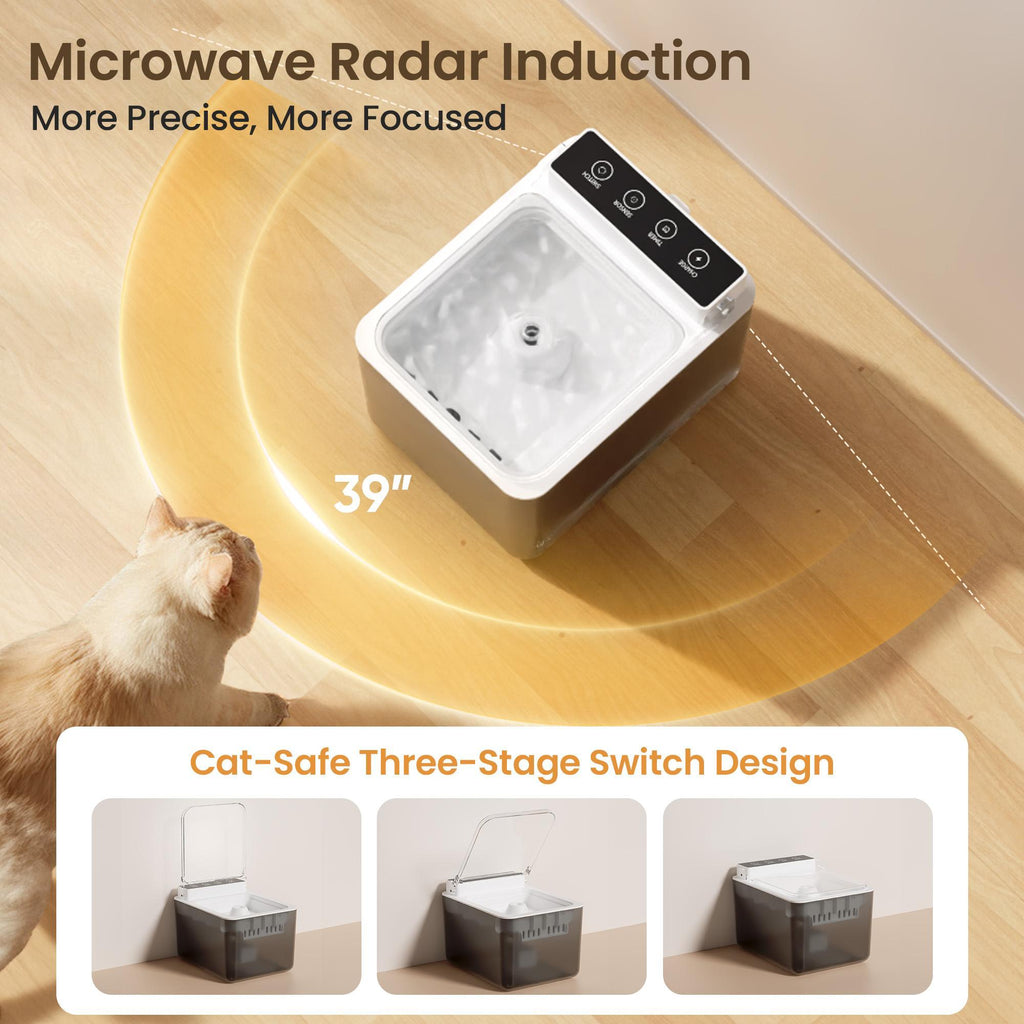 Keep Pets Hydrated with Automatic Water Fountain.