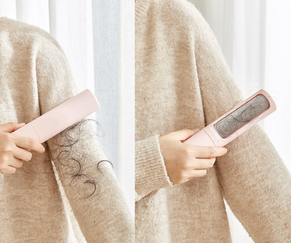 Portable Pet Hair Remover Brush for Home and Travel