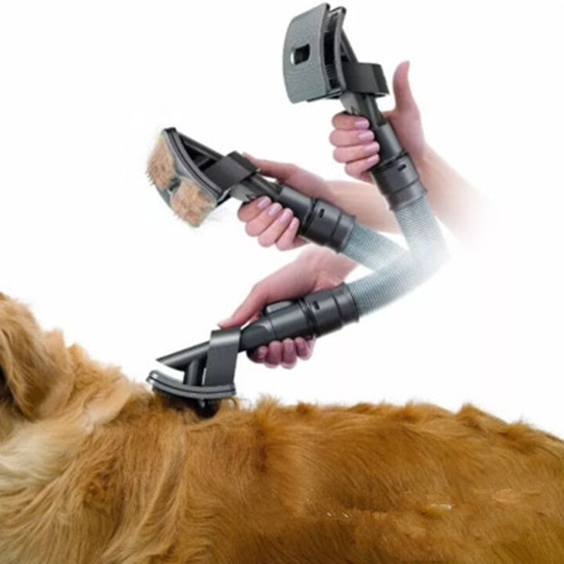 Pet Grooming Vacuum Brush for Easy Fur Removal.