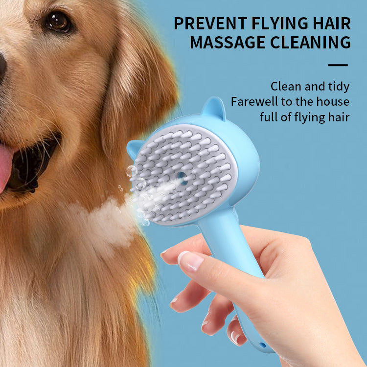 Easy Clean Rechargeable Pet Grooming Mist Brush.