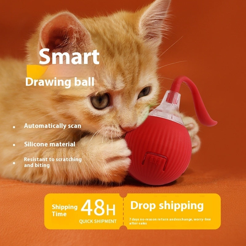 Keep Cats Active with Smart Rolling Ball Toy.