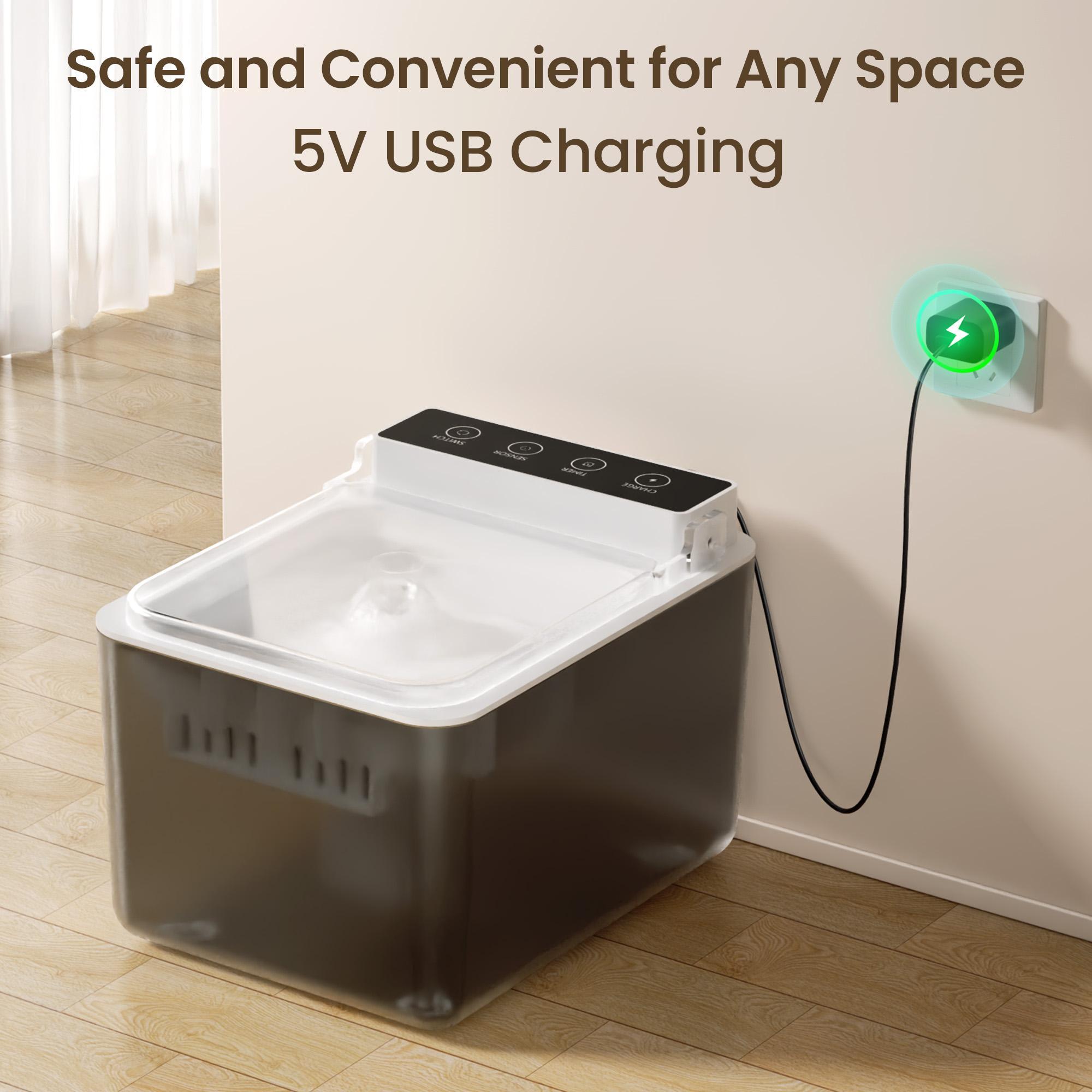Keep Pets Hydrated with Automatic Water Fountain.
