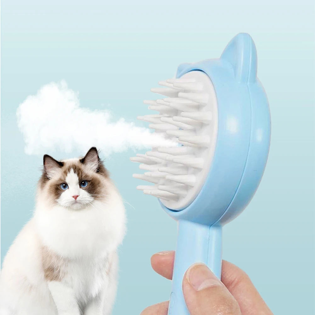 Easy Clean Rechargeable Pet Grooming Mist Brush.